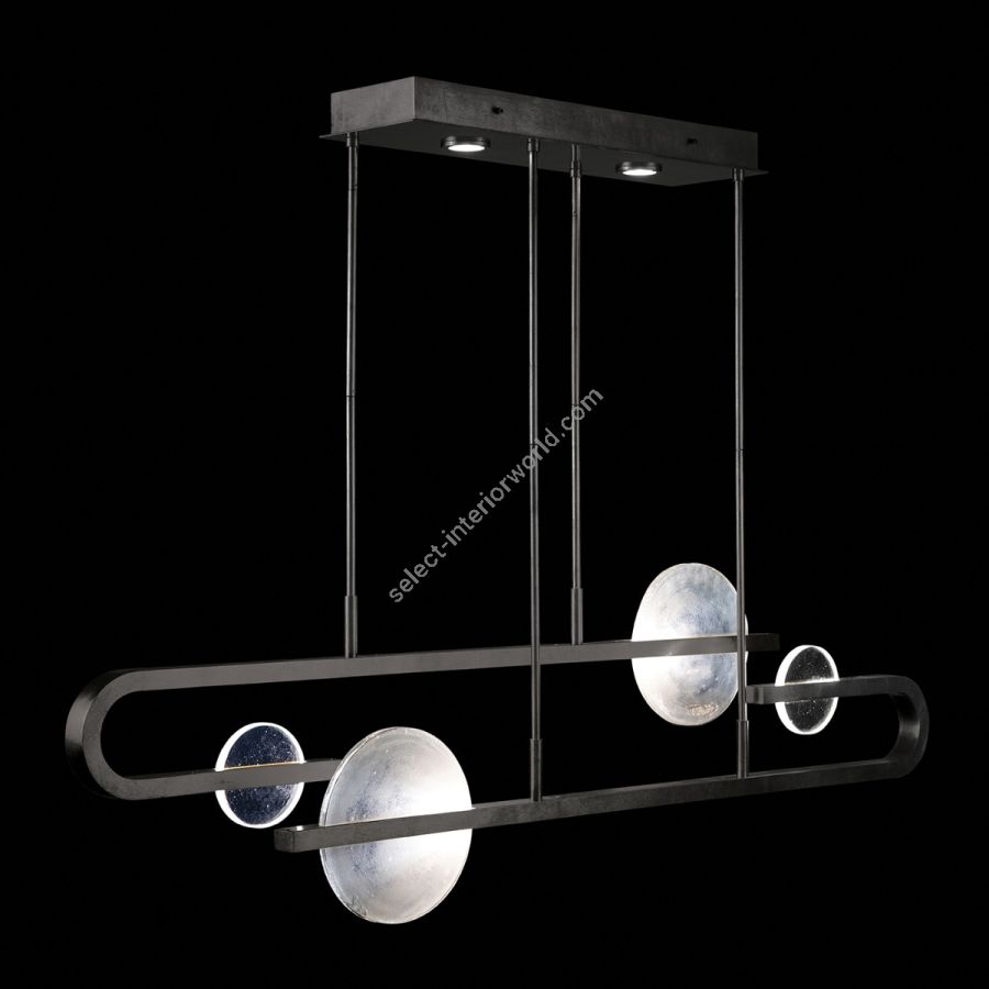 Black Iron / Clear & White Glass 922840-1