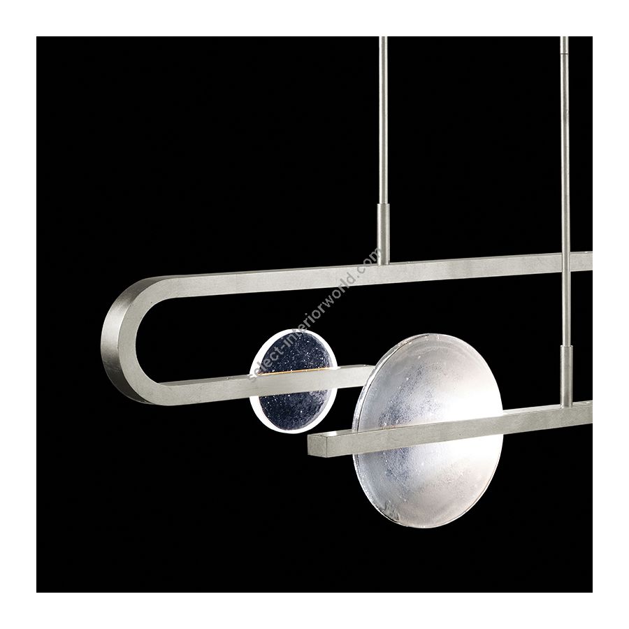 Silver Leaf / Clear & White Glass 922840-4