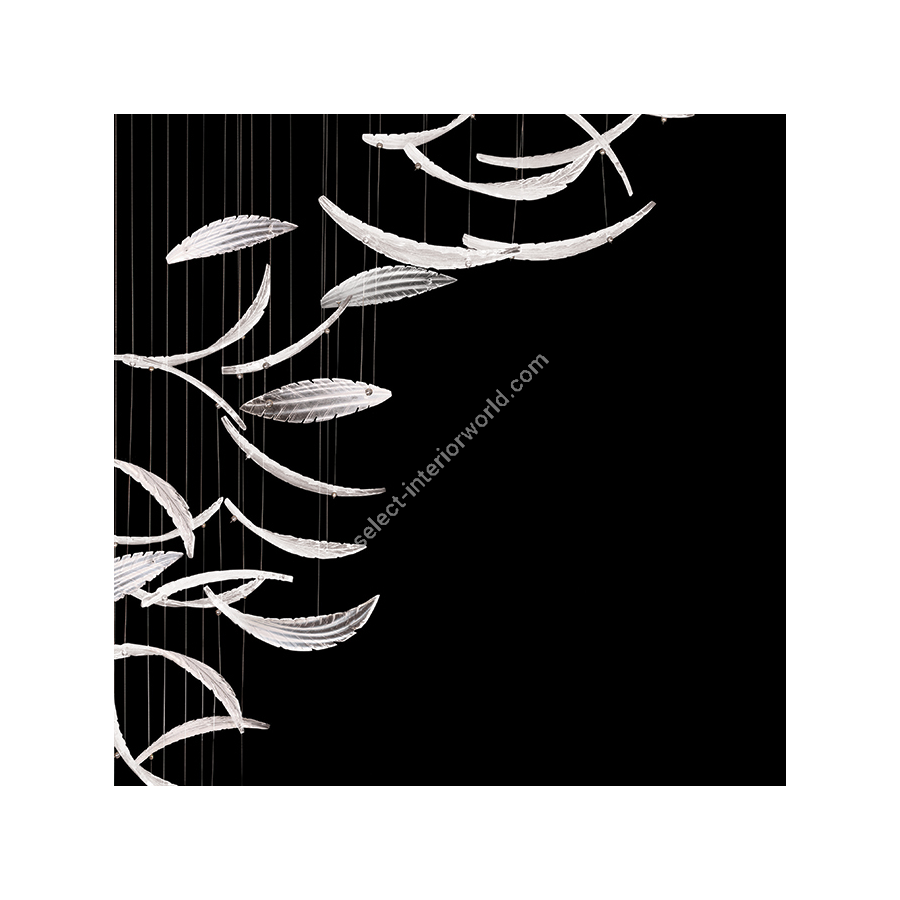 Elevate 54″ 894840-121 Silver / White “Plumes”