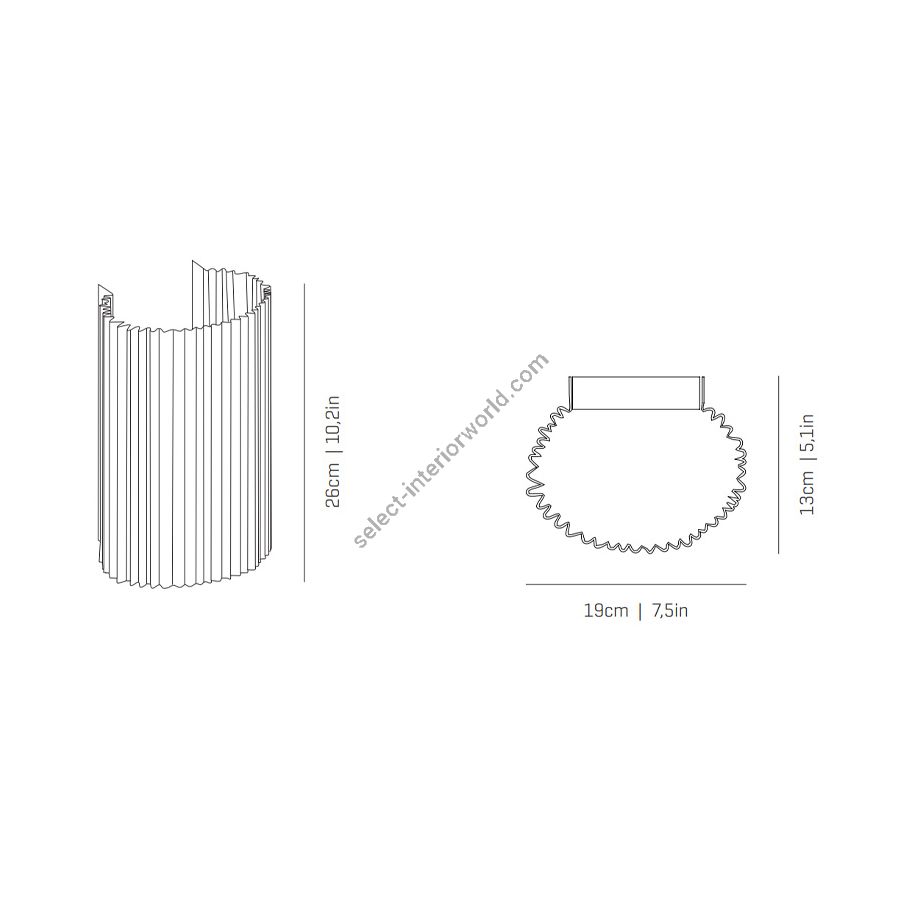 Light source: LED 8W / 3000K / 1067lm
