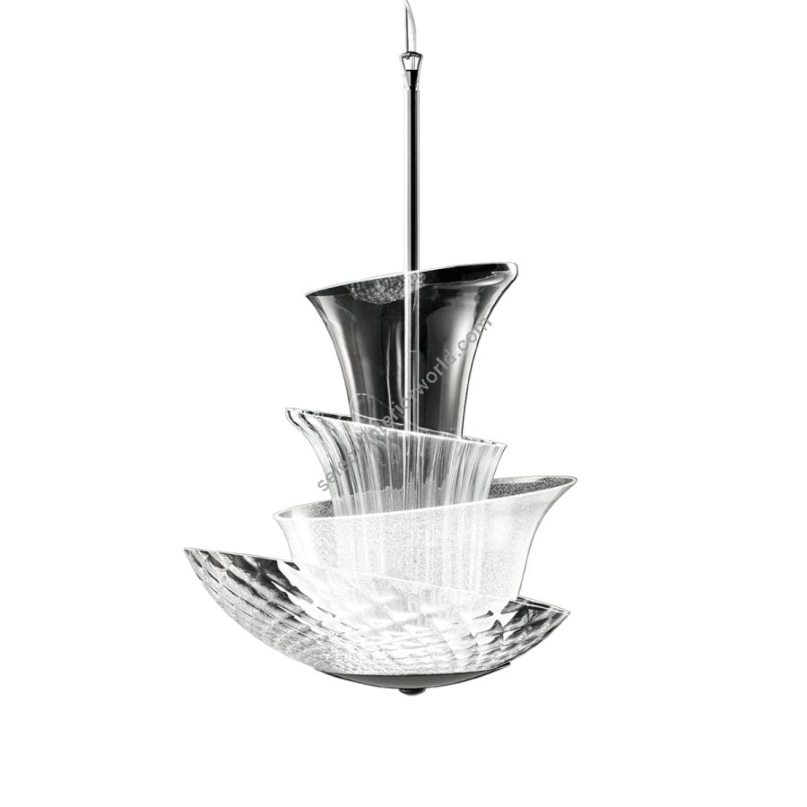 Modern pendant lamp / Transparent glass