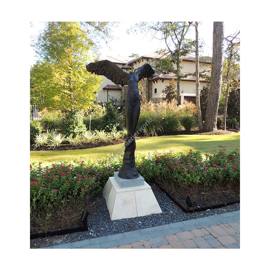 Luna II Edition 35 73.5"H, 25"D, 45"W Bronze, black/brown patina Light grey granite base