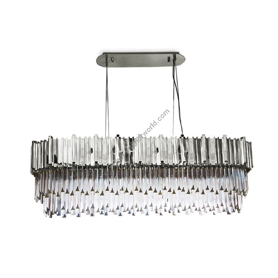 Brushed nickel finish