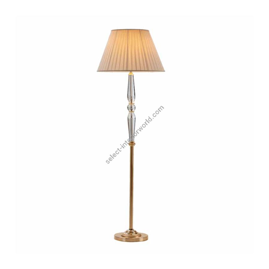 Floor lamp / Antique Gold Plated finish
