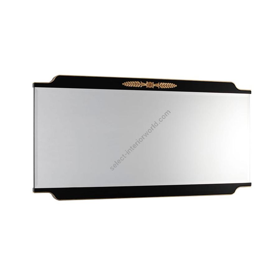 Wall mirror / Nantes wood / French Gold metal