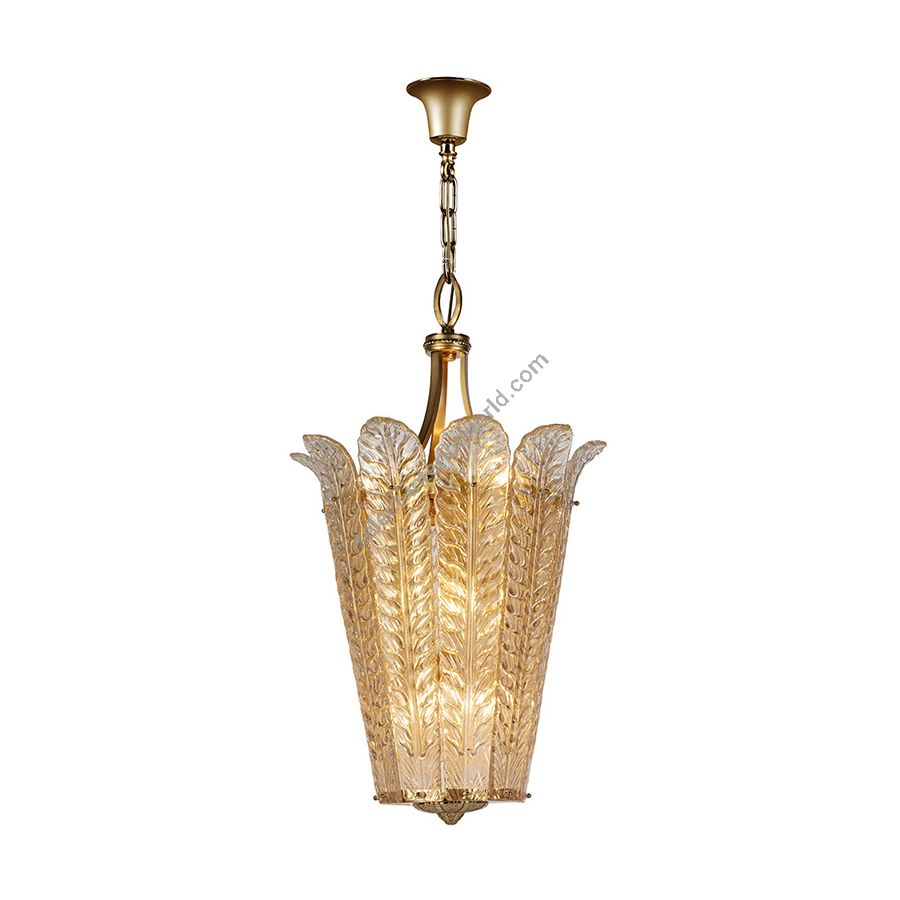 Pendant lamp / Polished brass finish