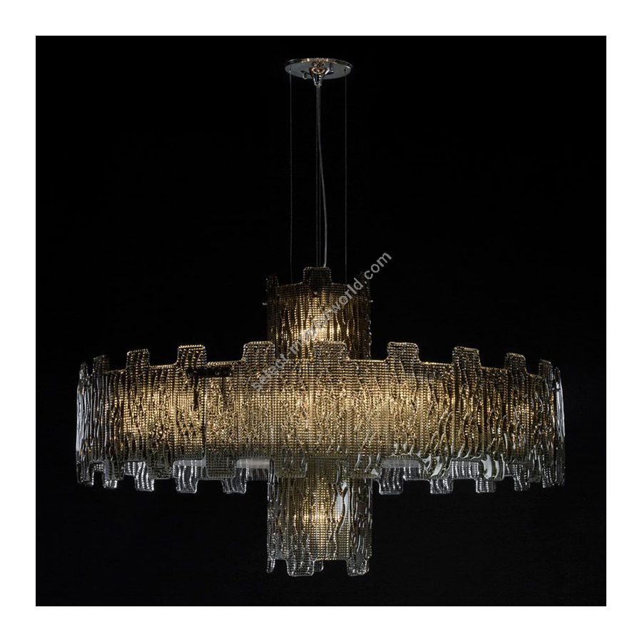 Fume Colour Venetian Glass