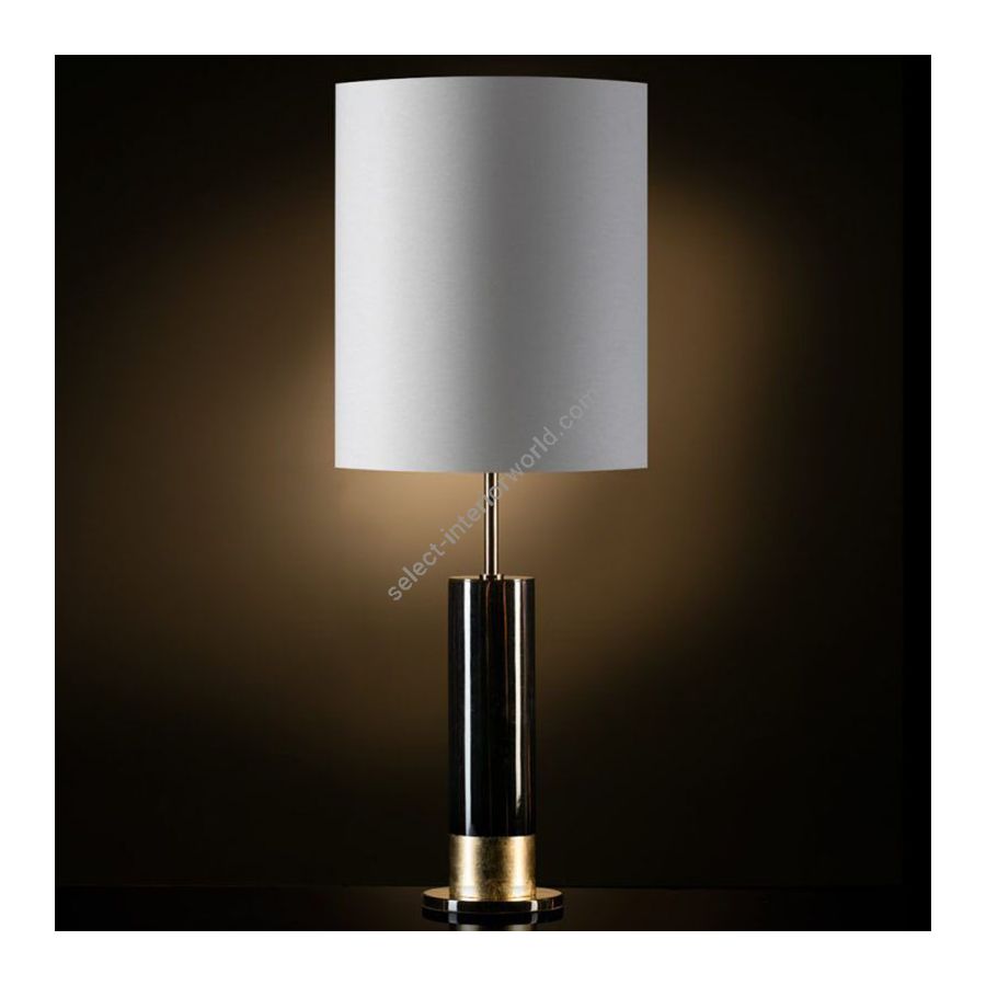 With Beige plain lampshade