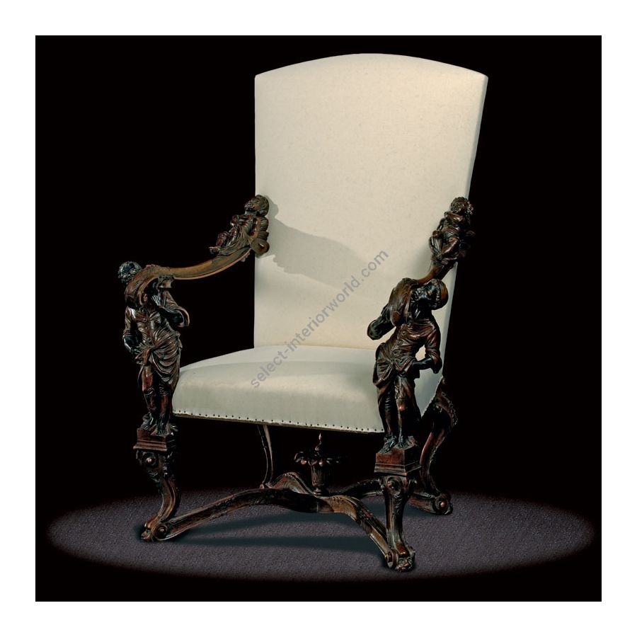 White off calico upholstery