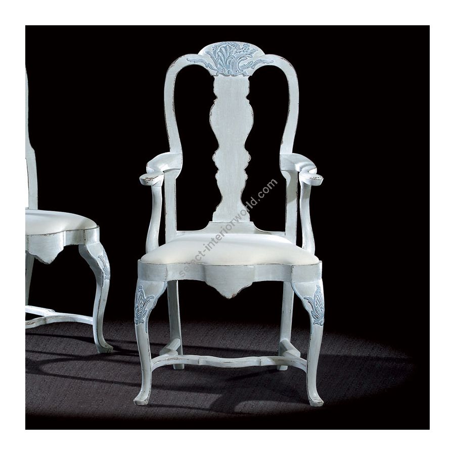 White off calico upholstery