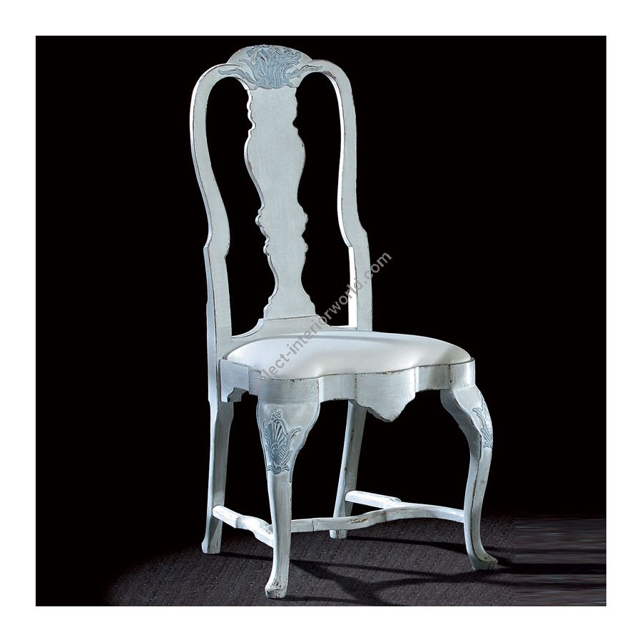 White off calico upholstery