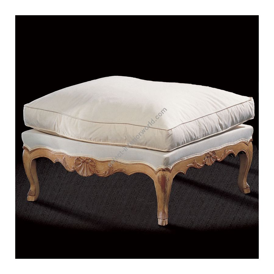 Antique Yellow finish with White off calico