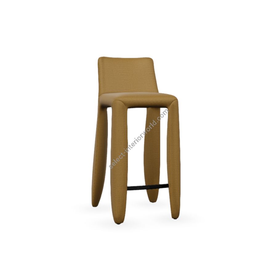 Barstool / Brown wool 424 (Canvas 2) upholstery / Size (HxWxD) cm.: 103 x 41 x 51 / inch.: 40.55" x 16.1" x 20.1"
