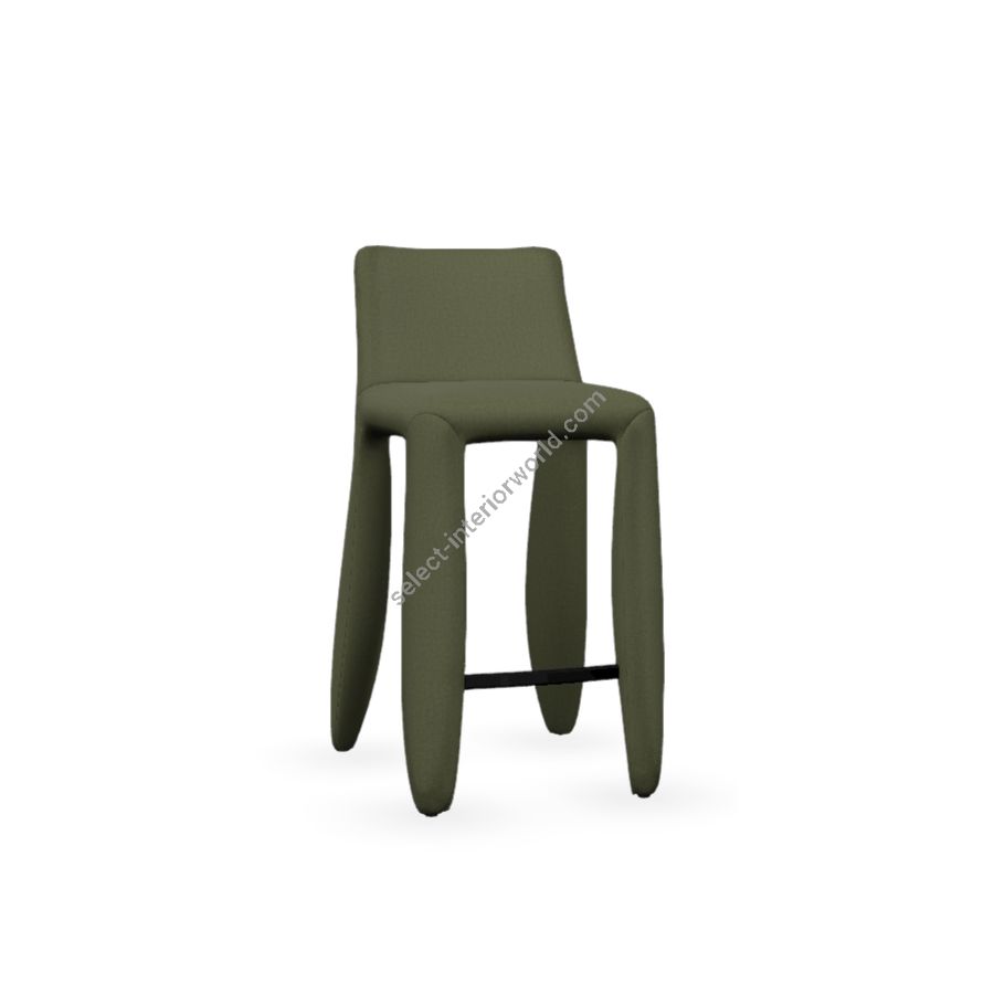 Barstool / Alge (Justo) upholstery / Size (HxWxD) cm.: 93 x 41 x 51 / inch.: 36.61" x 16.1" x 20.1"