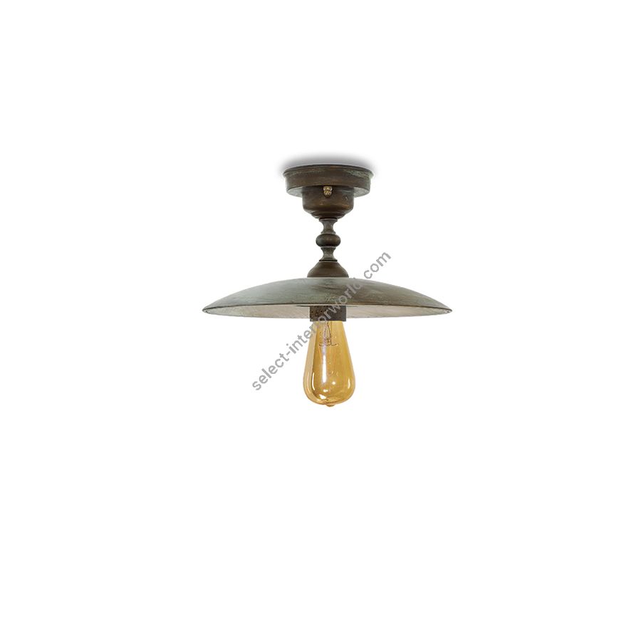 Indoor ceiling lamp / Aged brass finish