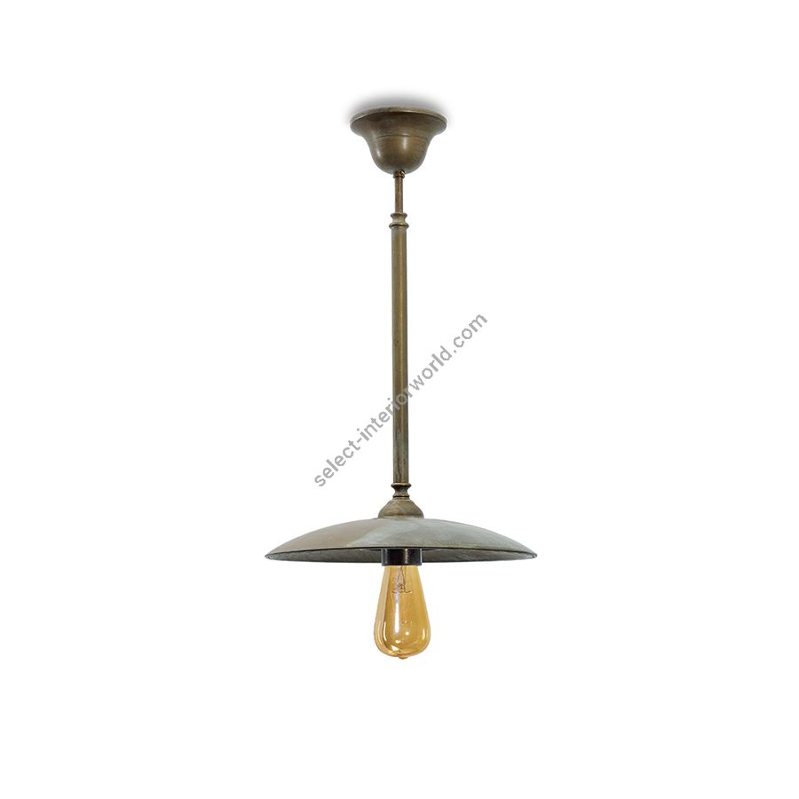 Indoor pendant lamp / Aged brass finish
