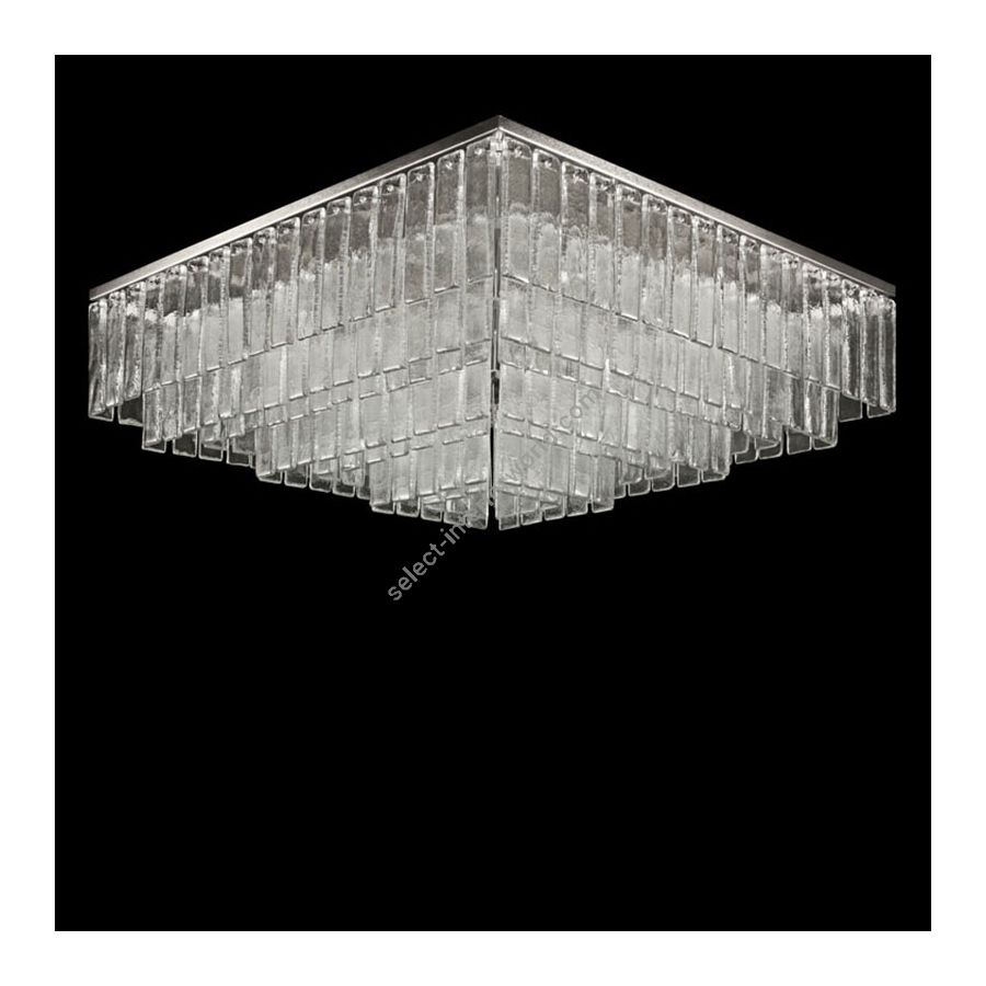 Brushed Nickel finish / Clear glass