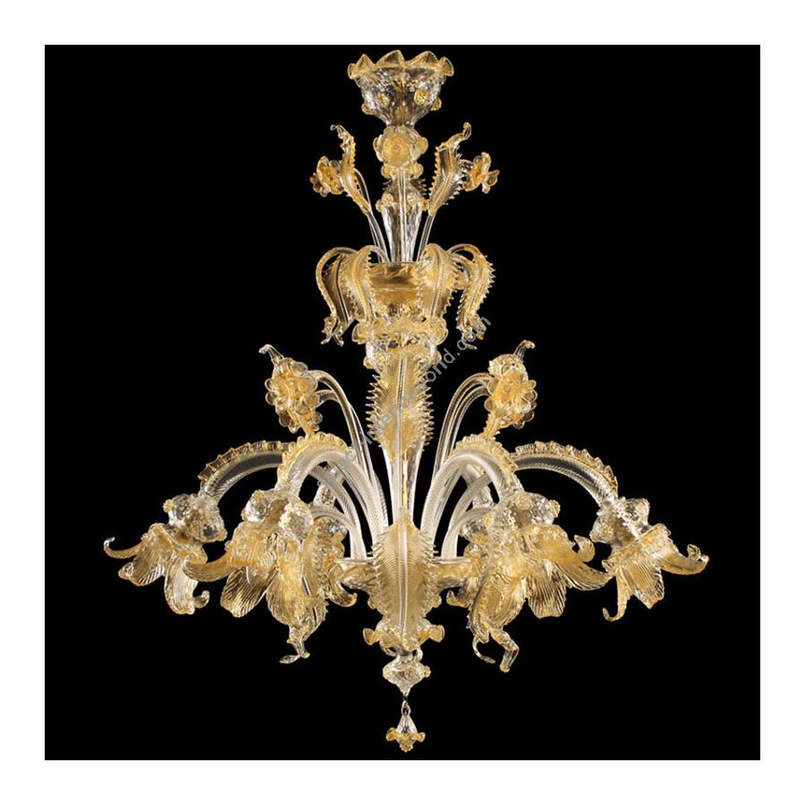 Clear with Amber Glass