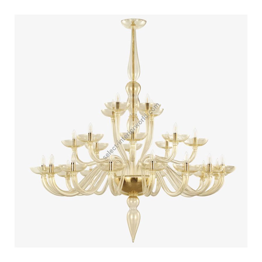 Gold Glass / 28 lights