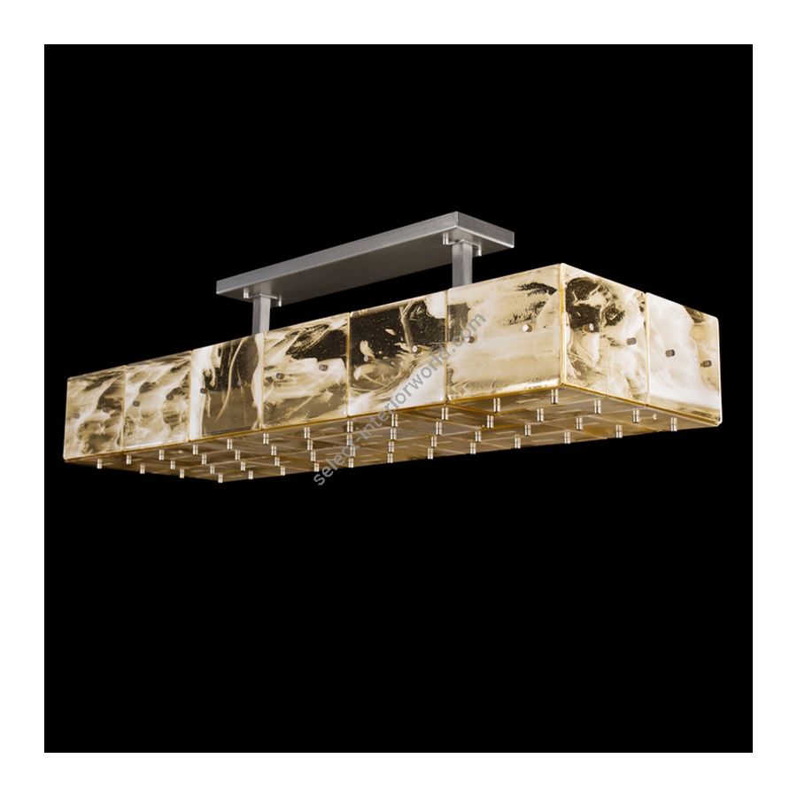 White & Gold glass color