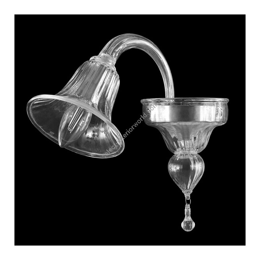 Clear Glass / 1 light (cm.: 30 x 15 x 30 / inch.: 11.81" x 5.91" x 11.81")