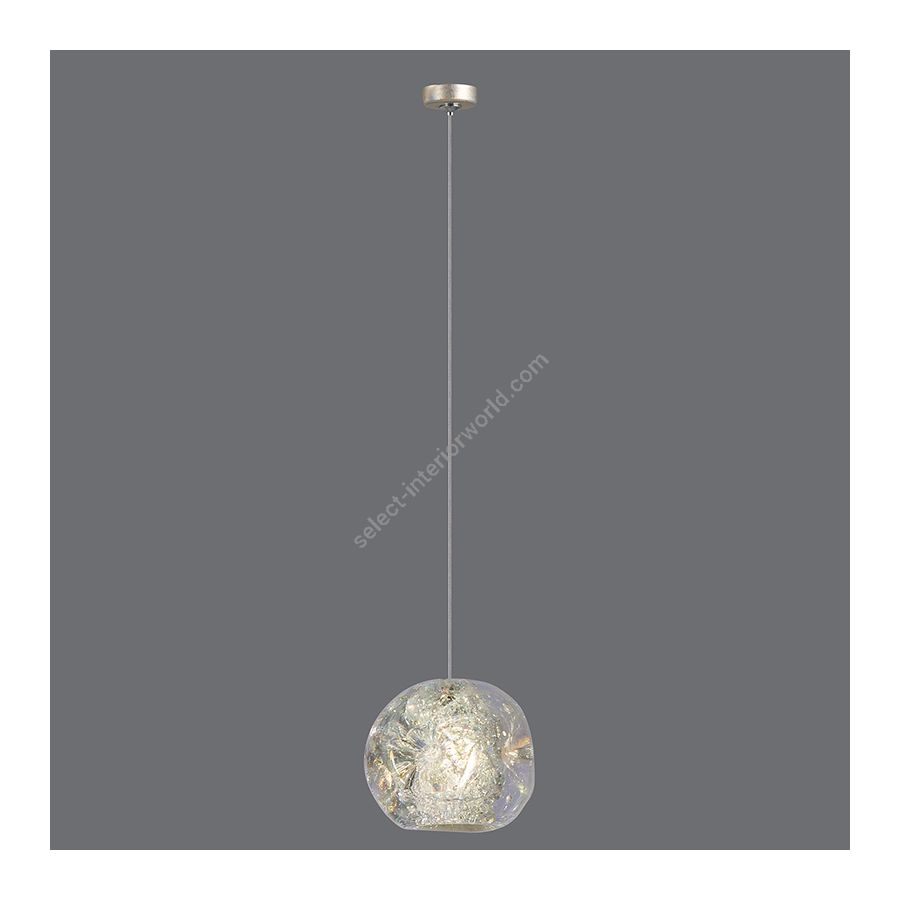 Gold-toned silver leaf finish