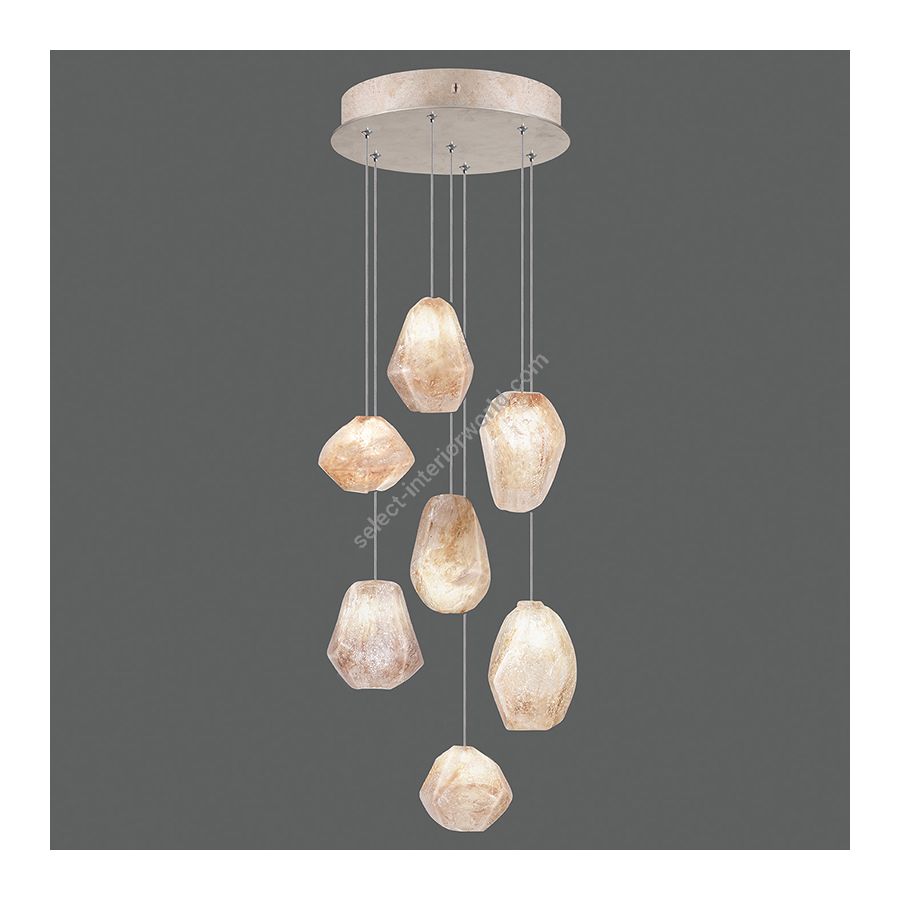 Gold-toned silver leaf finish