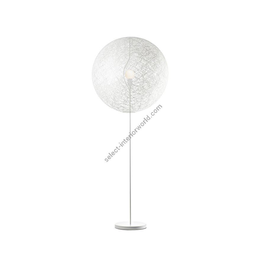 Floor lamp / White finish / Size (HxWxD) cm.: 202 x 80 x 80 / inch.: 79.5" x 31.5" x 31.5"