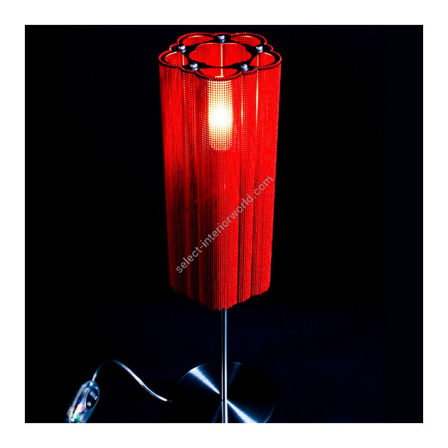 Red color range, cm.: 62 x 17 x 17 / inch.: 24" x 6.7" x 6.7" size