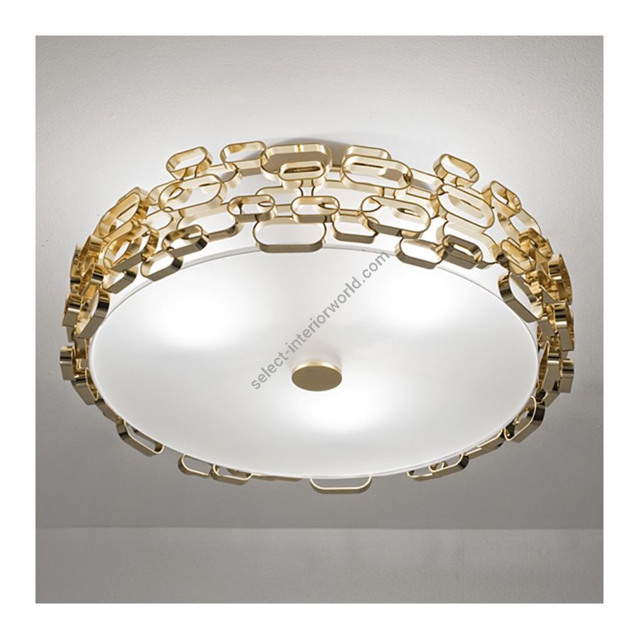 Ceiling lamp / Gold plated finish