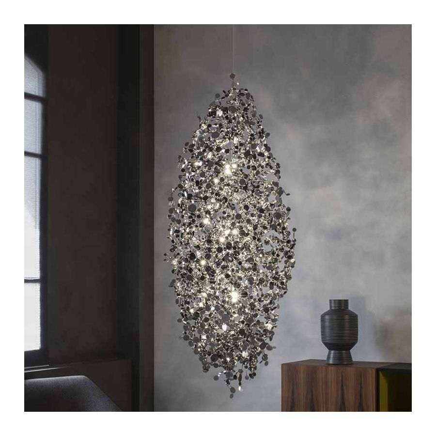 Suspension lamp / Stainless steel finish