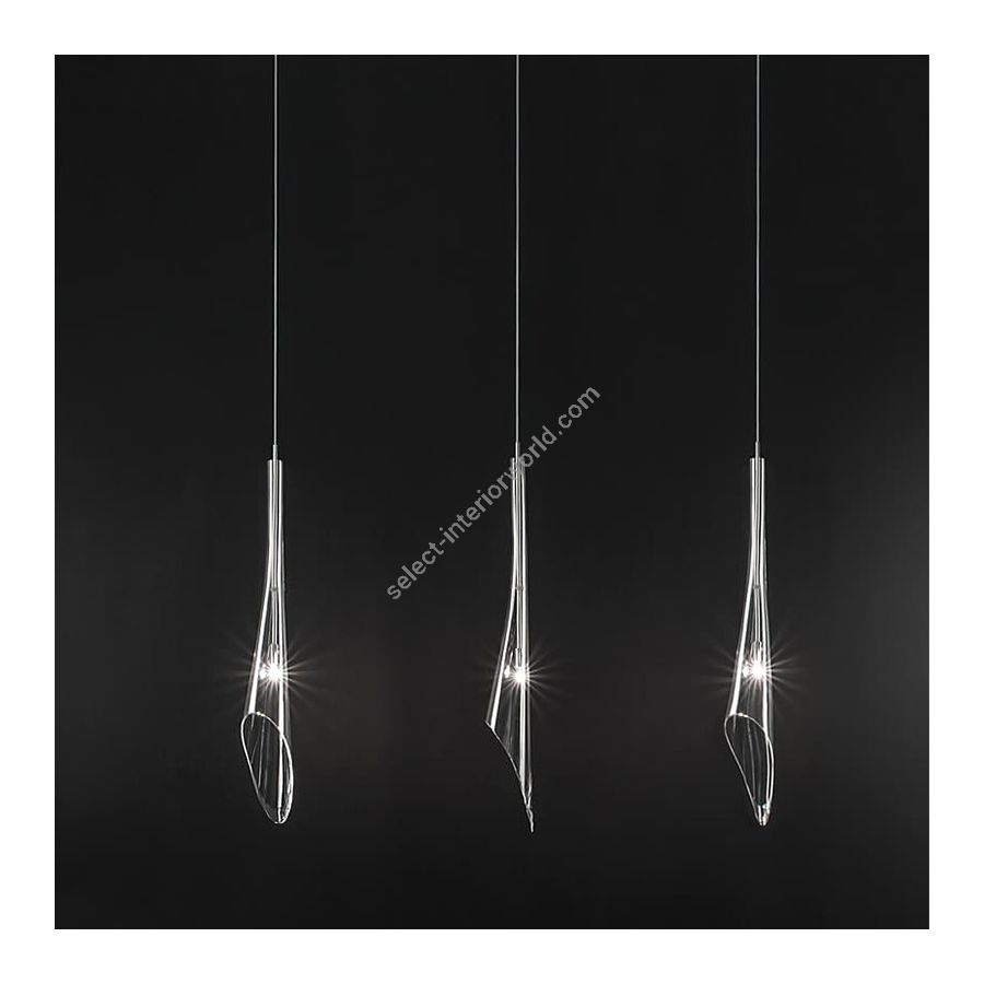 3 lights (cm.: 190 (H1/72+H2/118) x 110 x 17 / inch.: 74.80" (H1/28.35"+H2/46.46") x 43.31" x 6.69")