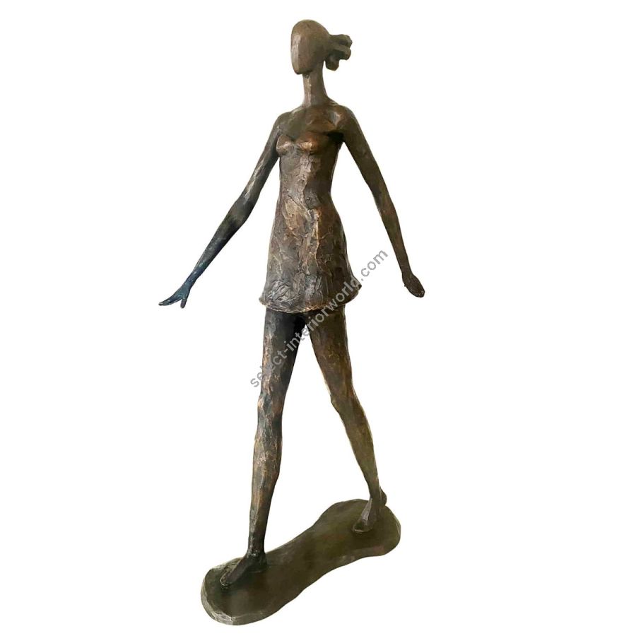 Bronze, green / brown patina