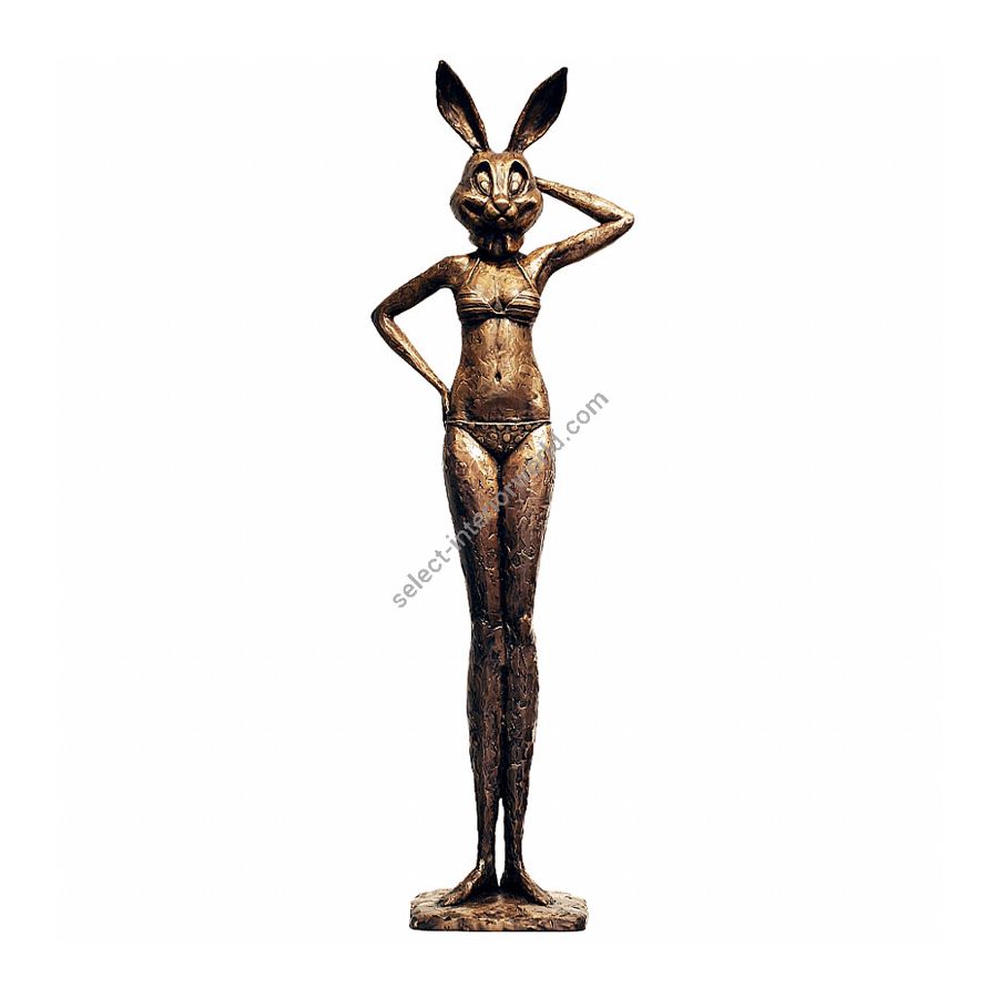 Light natural patina finish