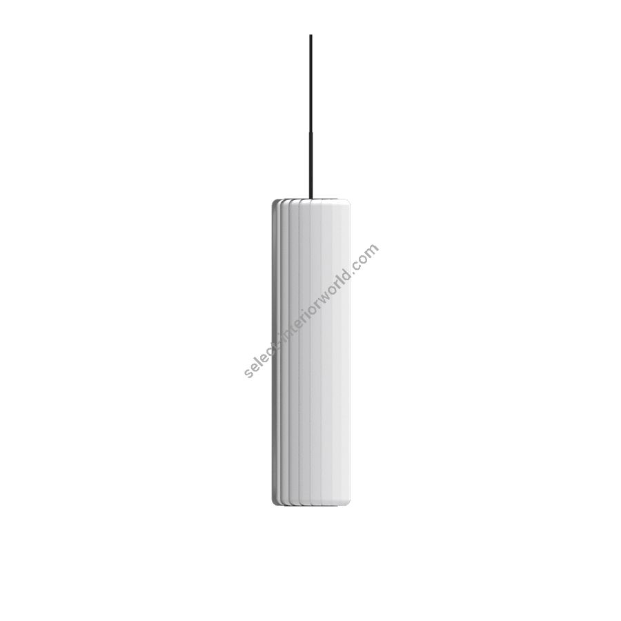 Pendant light / White finish / cm.: H1/110 x W25 / inch.: H1/43.3" x W9.8"