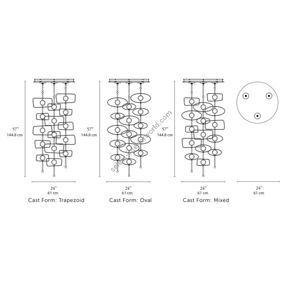 3 Stems/5 Cast Forms