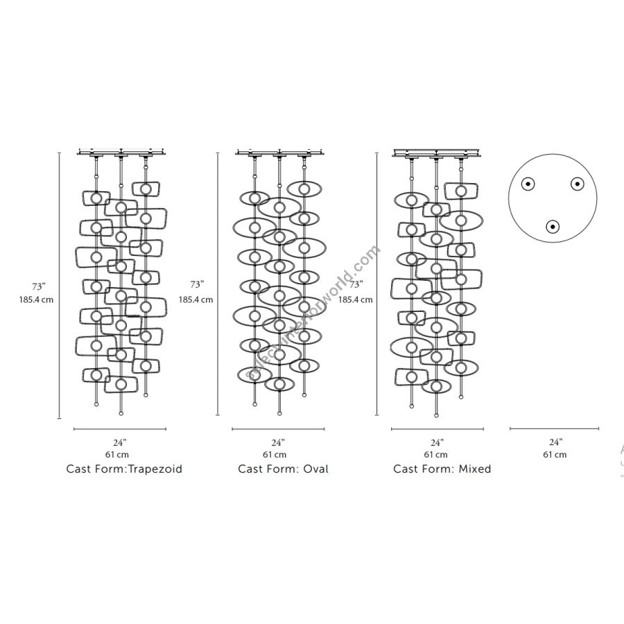 3 Stems/7 Cast Forms