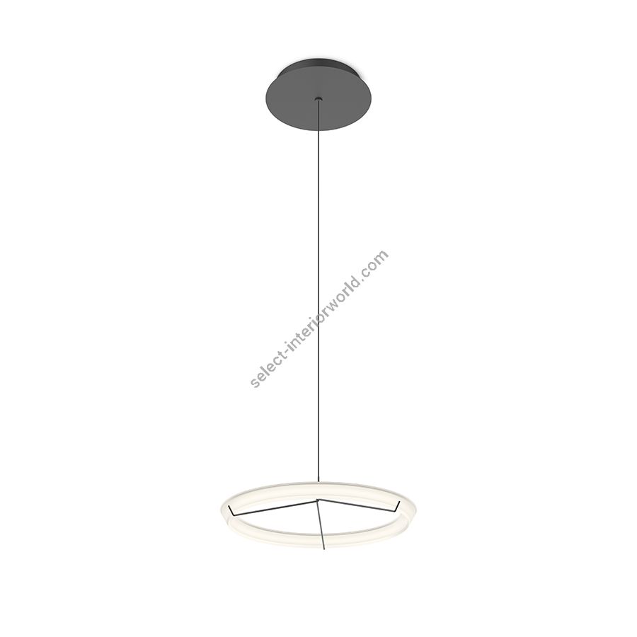 Pendant led lamp / Black finish / Without inclined diffuser