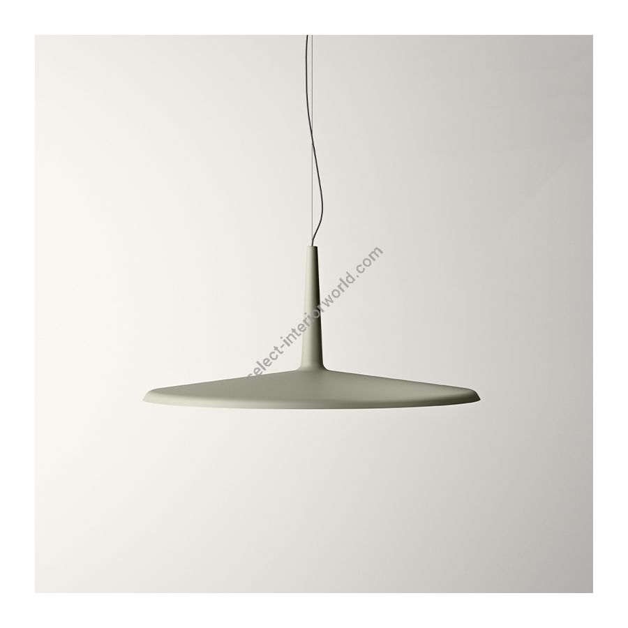 Hanging led lamp / Green finish