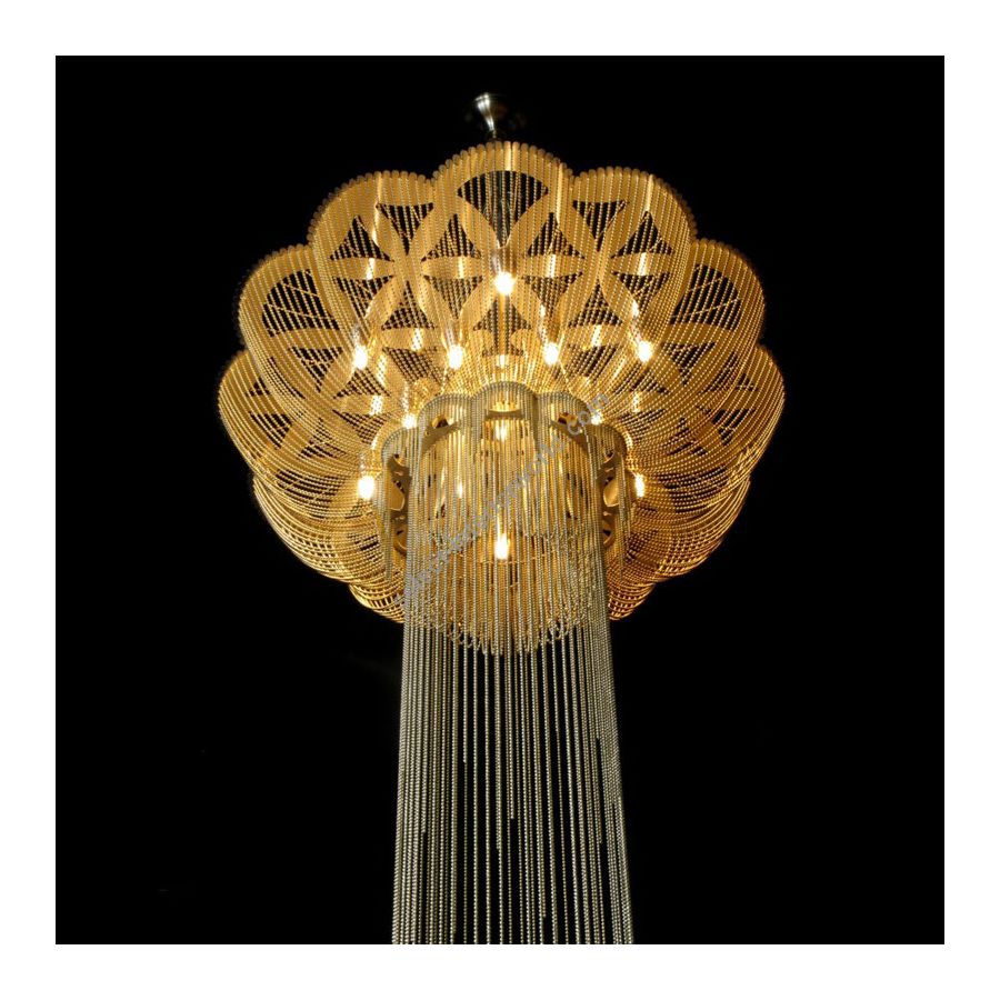 Brass color range, cm.: 175 x 70 x 70 / inch.: 69" x 28" x 28" size