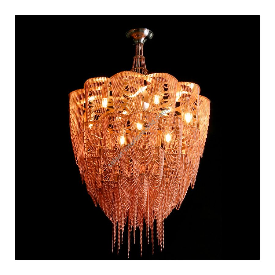 Copper color range, cm.: 90 x 50 x 50 / inch.: 35" x 20" x 20" size