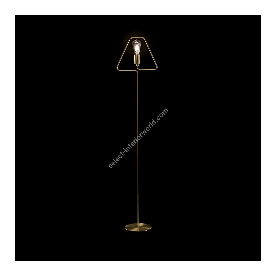 Floor Lamp / A-Shade collection / Burnished Brass finish