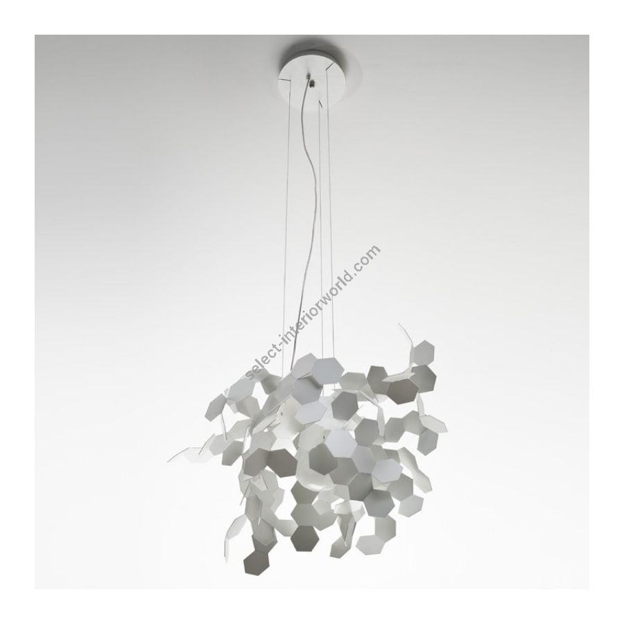Suspension lamp / Pure white finish