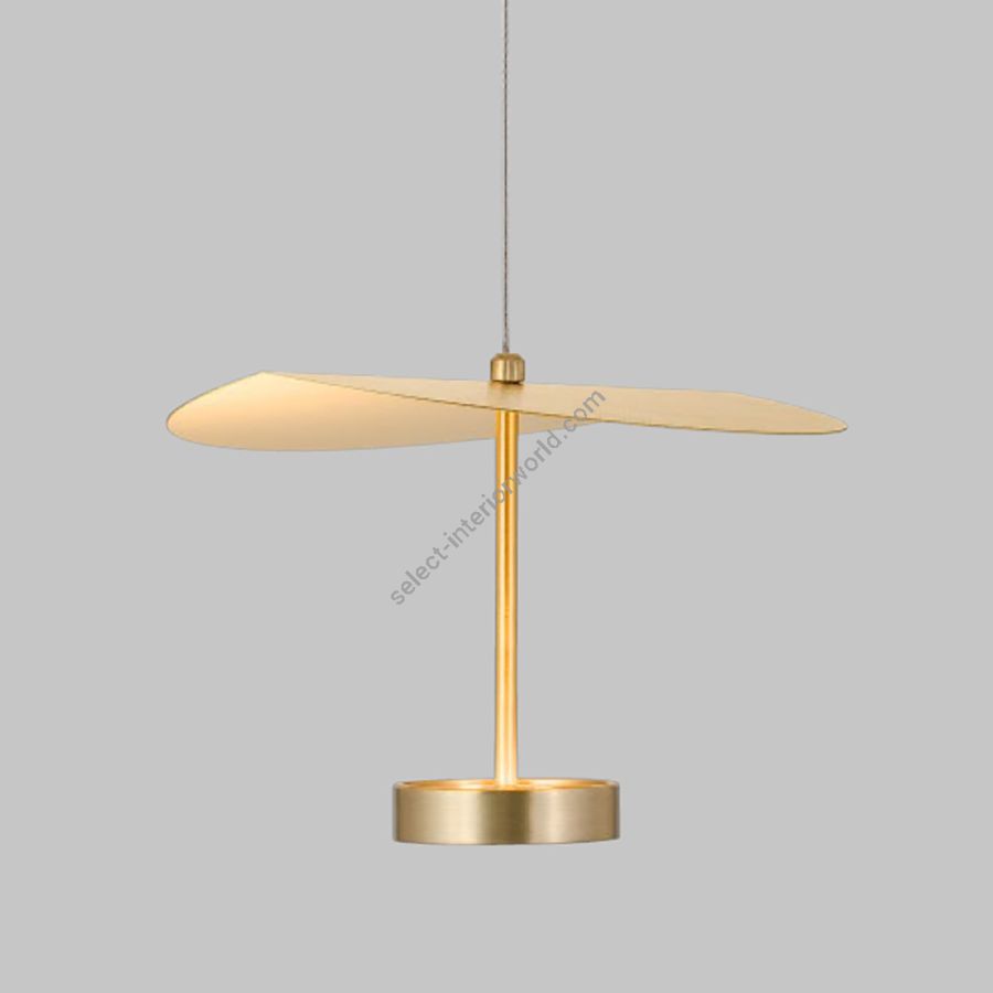 Mini pendant lamp / Satined brass finish
