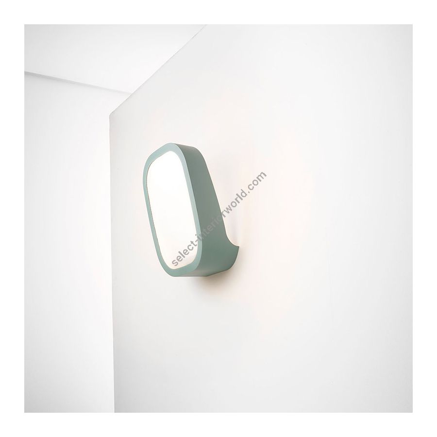 Wall lamp / Artic green finish / For indoor (without grid)