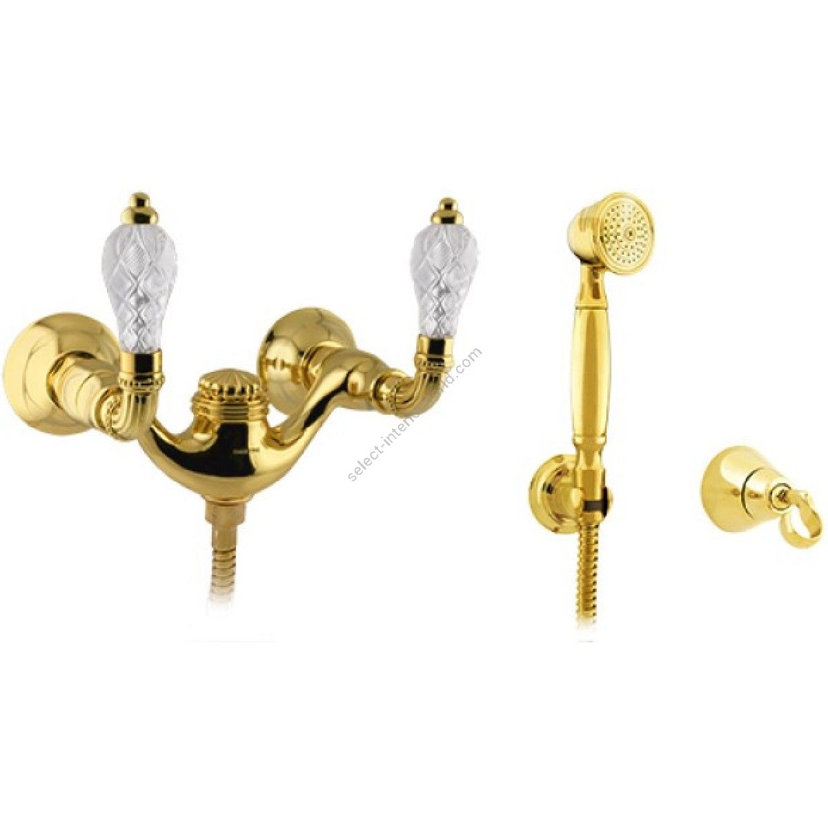 Bronces Mestre / Bath-Shower Fittings / Shower set with classical crystal 033319.FCC.00