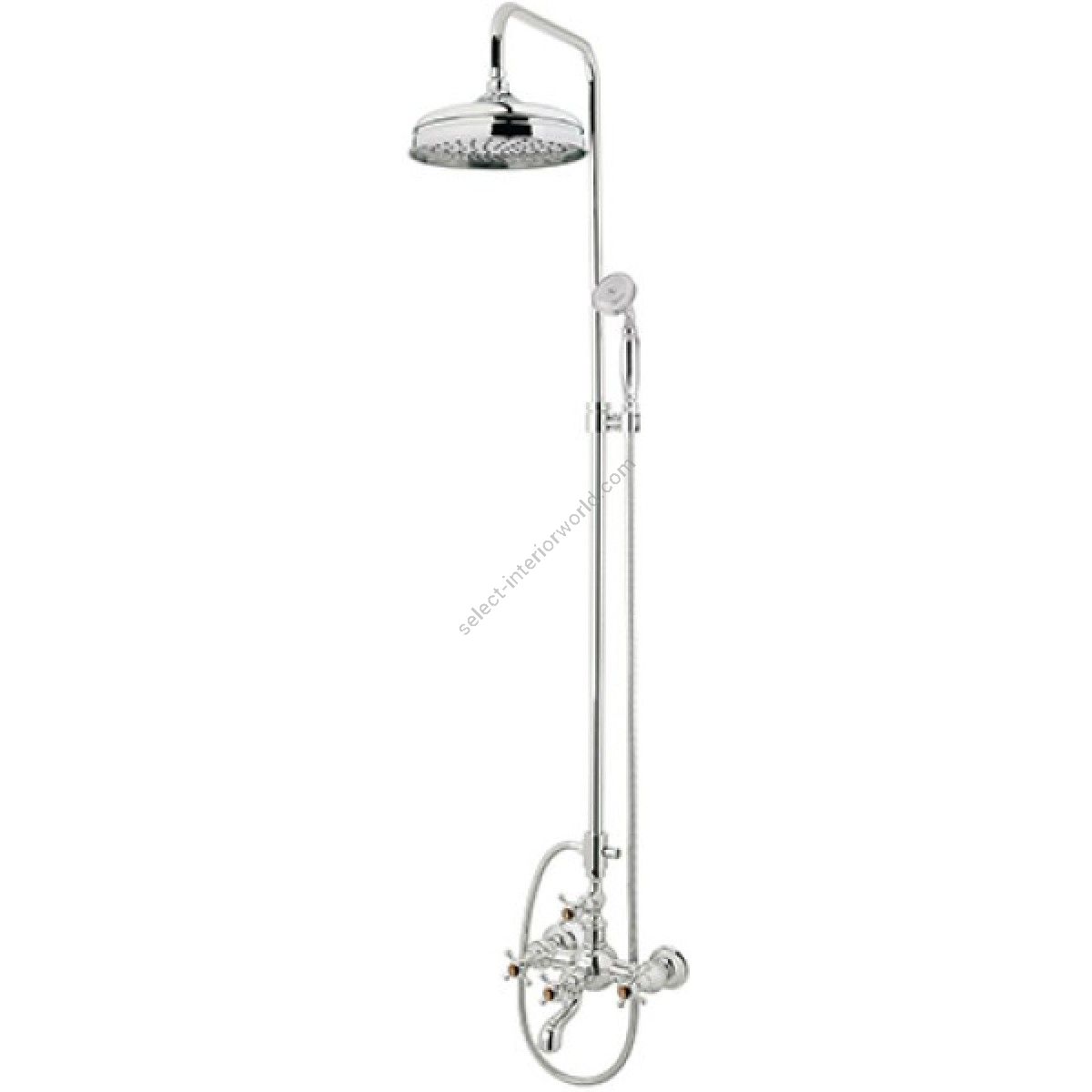 Bronces Mestre / Shower Sets / Bath shower set with column and tiger eye stone 035016.CTG.50