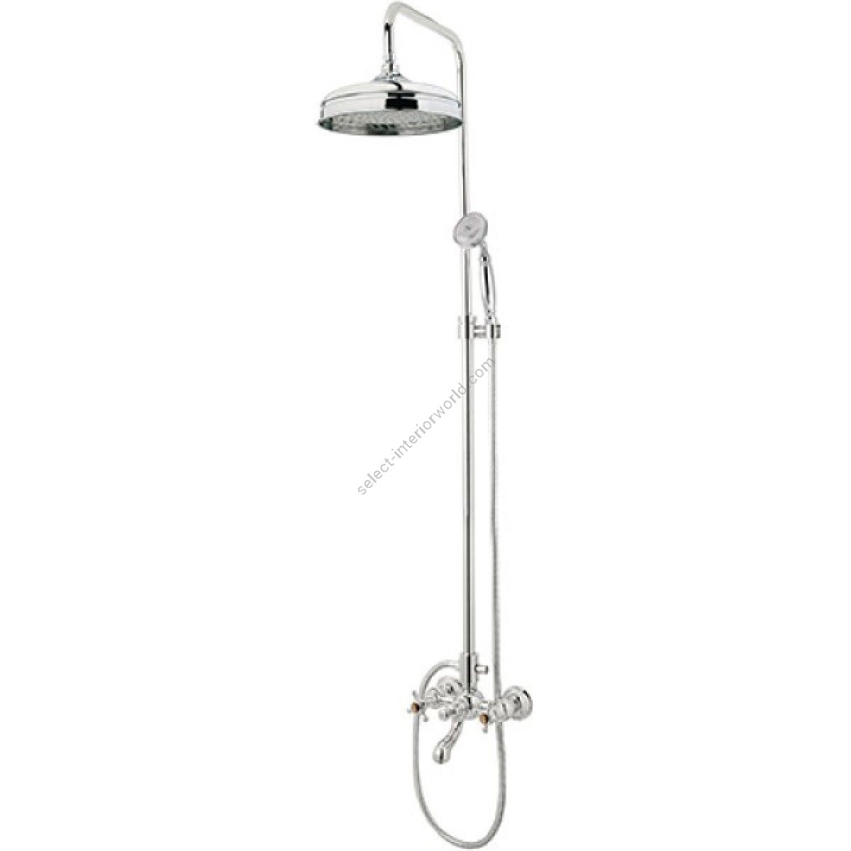 Bronces Mestre / Shower Sets / Bath shower set with column and tiger eye stone 035018.CTG.50