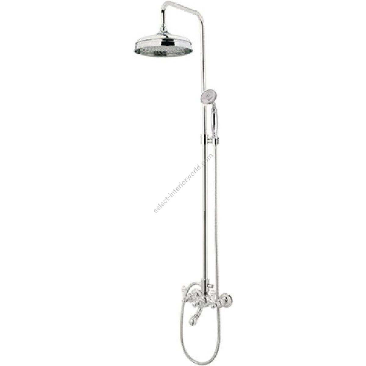 Bronces Mestre / Shower Sets / Bath shower set with column and porcelain handles 035018.MC0.50