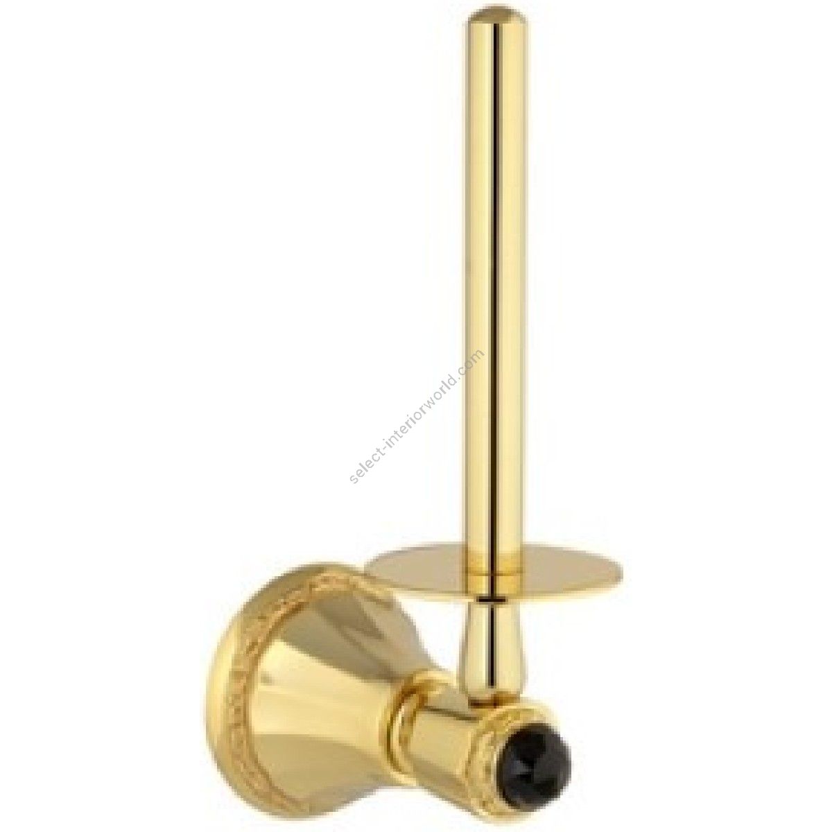 Bronces Mestre / Toilet Roll Holders / Adriatica with Swarovski black crystal